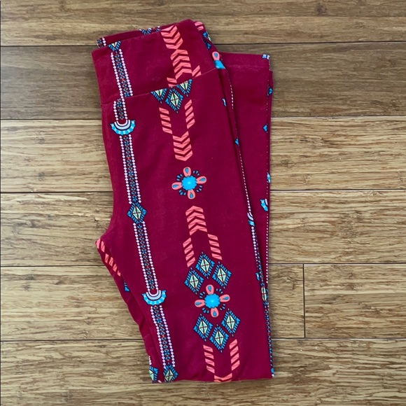 LulaRoe Aztec Print Leggings - Picture 1 of 4